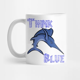 Think blue Mug